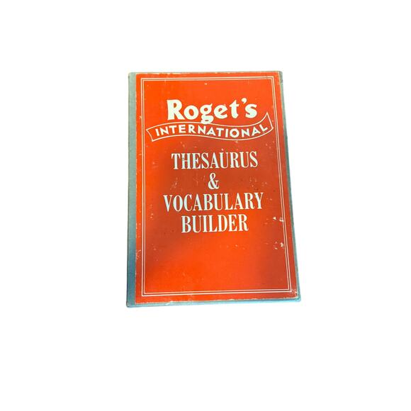 [Vintage] 1960s Roget's International Thesaurus & Vocabulary Builder Box Set - Picture 1 of 9